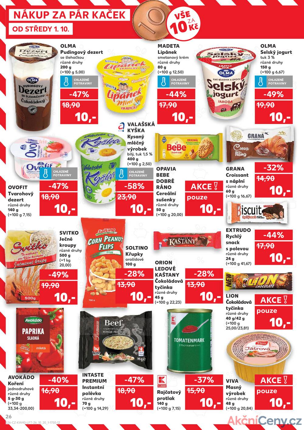 Leták Kaufland - Kaufland 1.10. - 7.10. - Kaufland - Děčín - strana 26