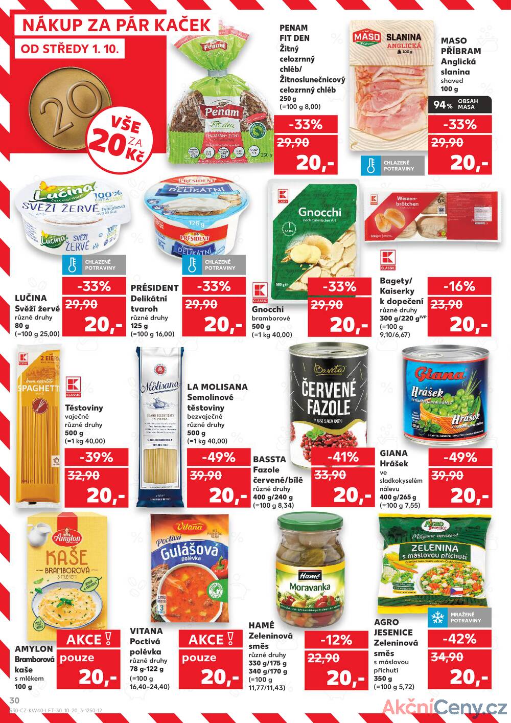 Leták Kaufland - Kaufland 1.10. - 7.10. - Kaufland - Děčín - strana 30