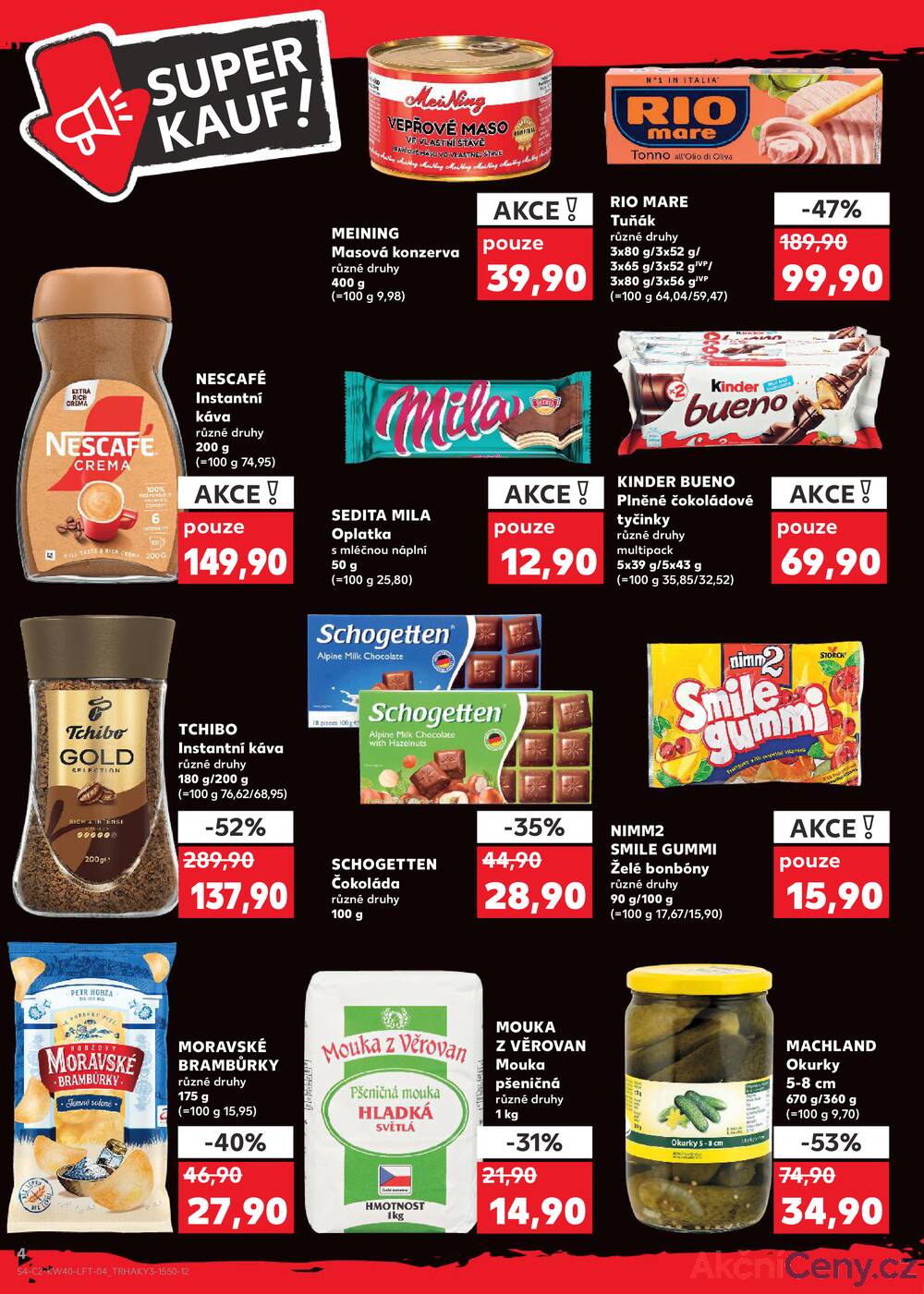 Leták Kaufland - Kaufland 1.10. - 7.10. - Kaufland - Teplice (Čs. Dobrovolců) - strana 4