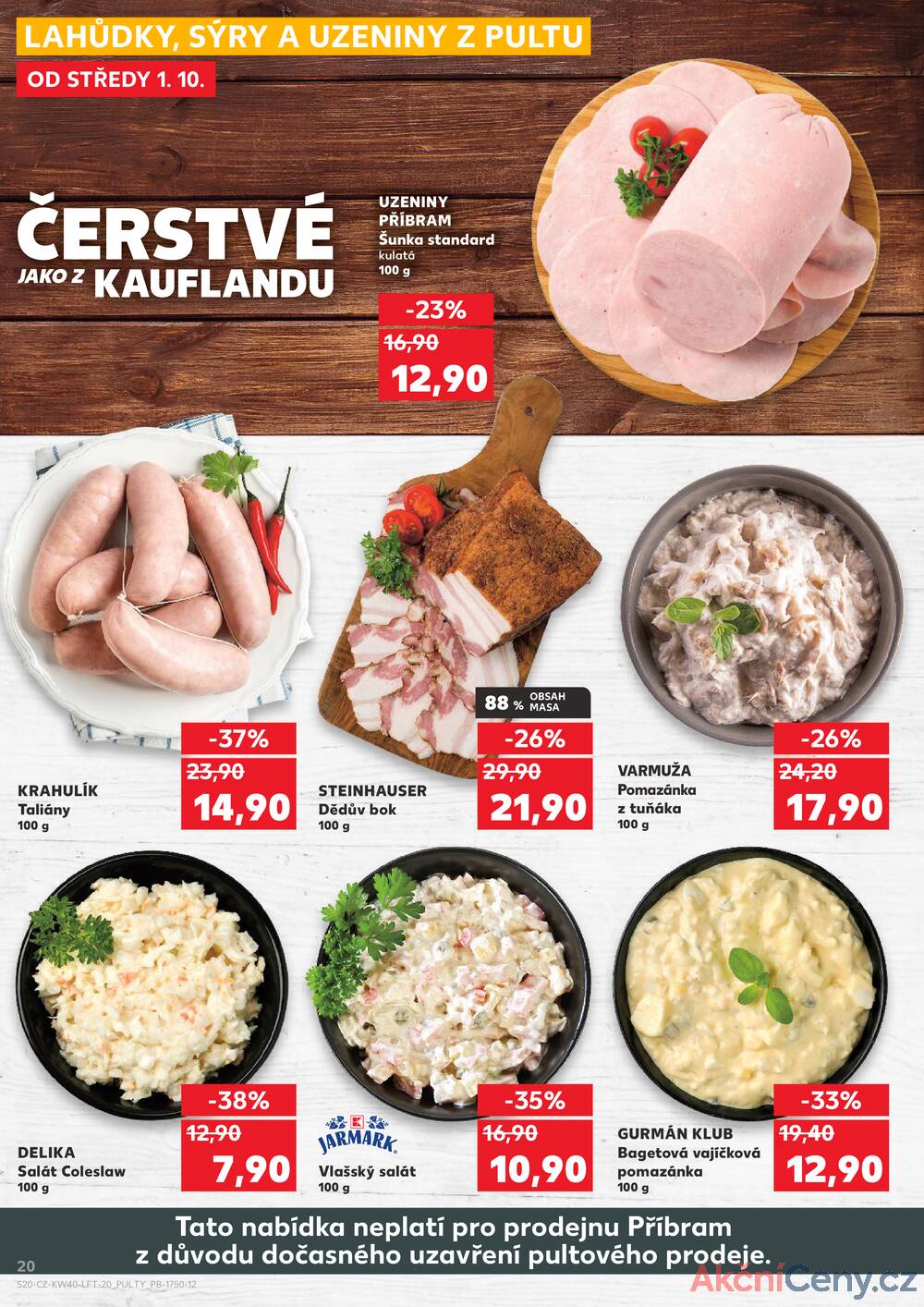 Leták Kaufland - Kaufland 1.10. - 7.10. - Kaufland - Jablonec nad Nisou (Jateční) - strana 20