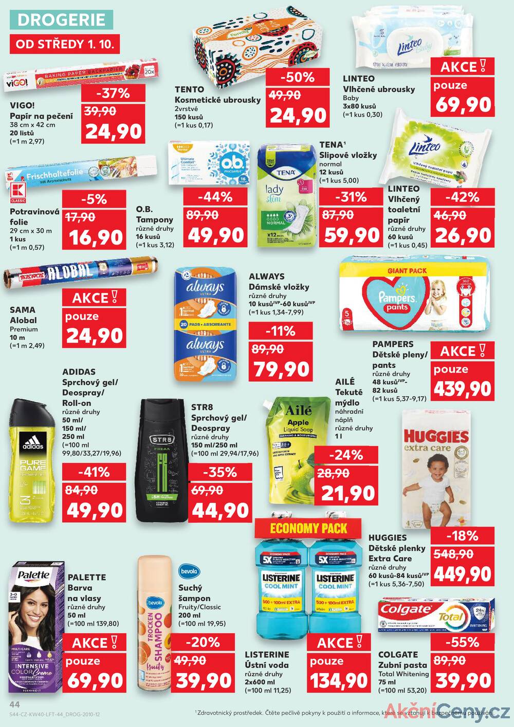Leták Kaufland - Kaufland 1.10. - 7.10. - Kaufland - Slaný - strana 44