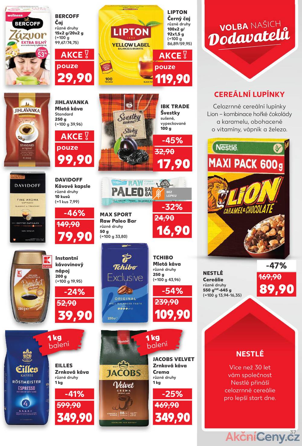 Leták Kaufland - Kaufland 1.10. - 7.10. - Kaufland - Pelhřimov - strana 37