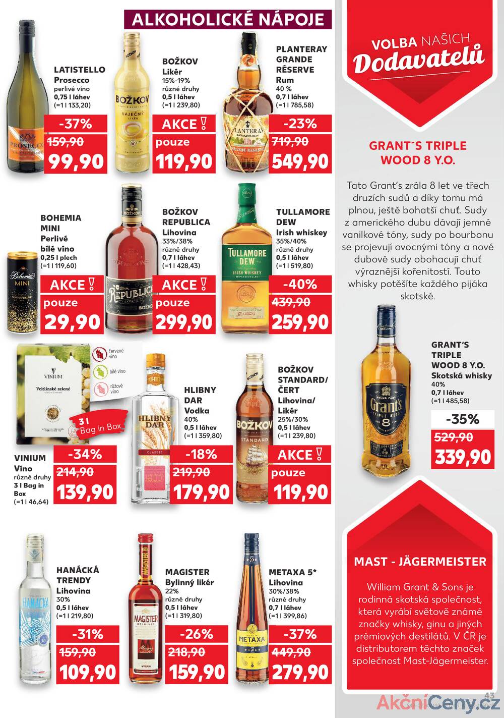 Leták Kaufland - Kaufland 1.10. - 7.10. - Kaufland - Pelhřimov - strana 43