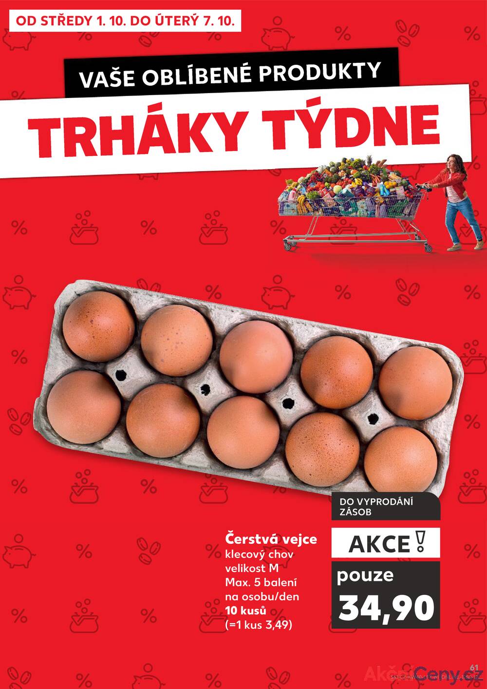 Leták Kaufland - Kaufland 1.10. - 7.10. - Kaufland - Valašské Meziříčí - strana 61