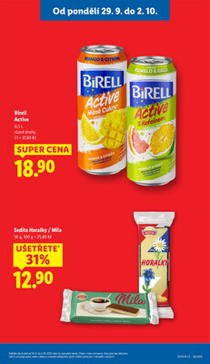 Lidl od 29.9. do 1.10.2025
