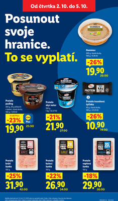 Lidl Čtvrtek od 2.10. do 5.10.2025