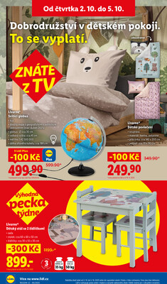Lidl Čtvrtek od 2.10. do 5.10.2025