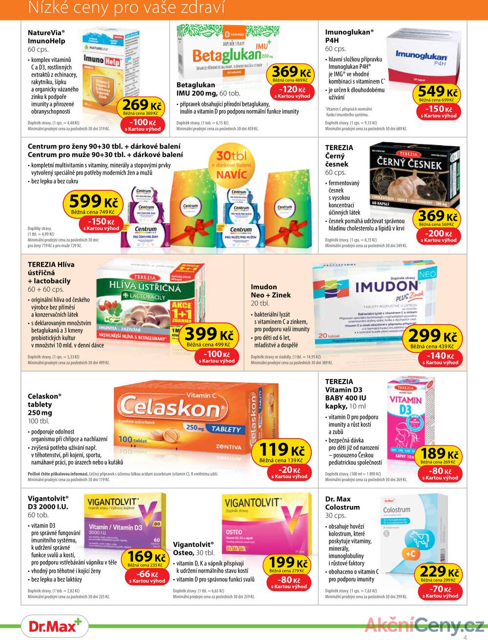 Leták Dr.Max - Dr.Max od 1.10. do 31.10.2025 - strana 4