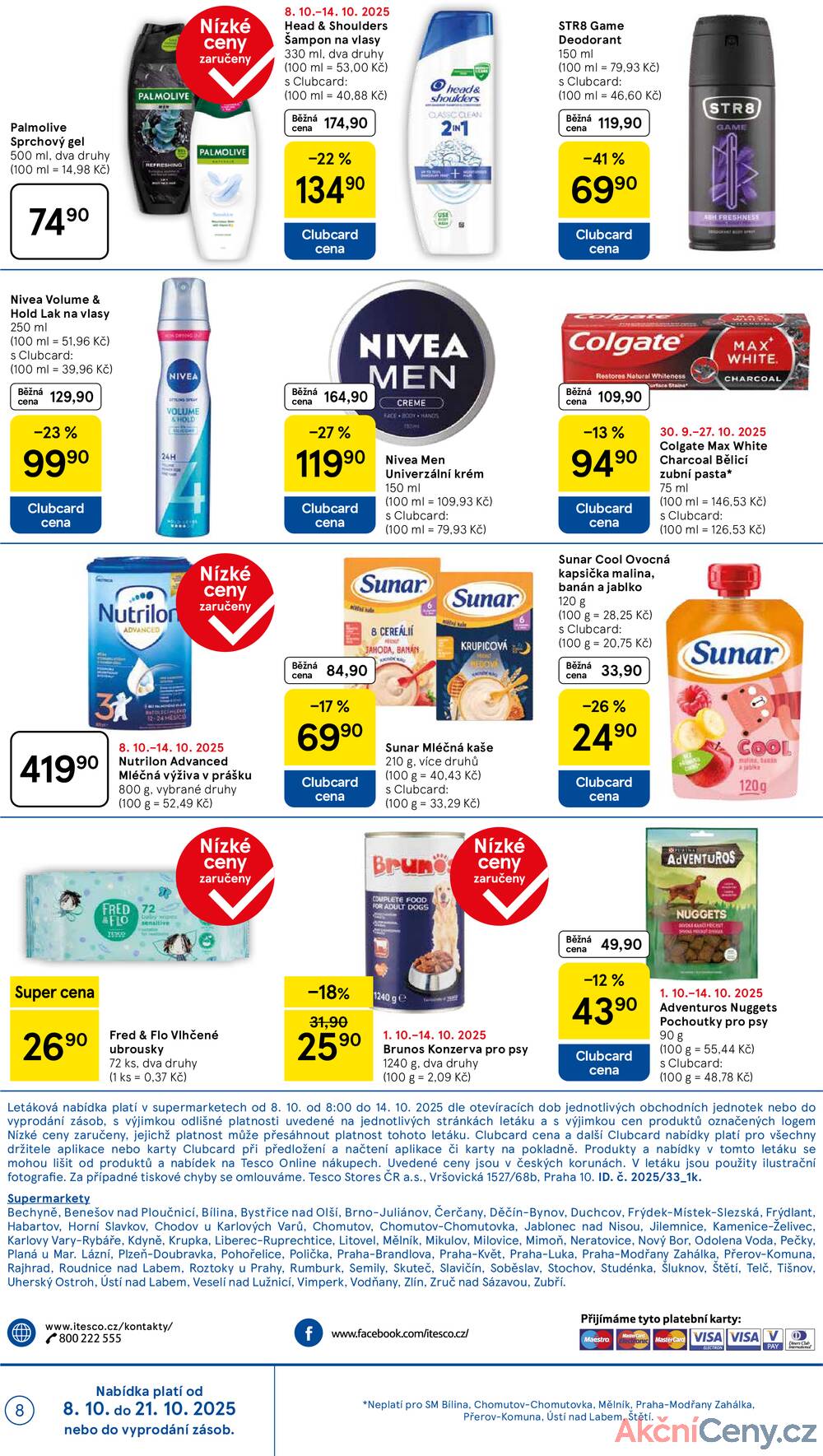 Leták Tesco - Tesco supermarkety od 8.10. do 14.10.2025 - strana 8