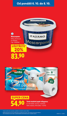 Lidl od 6.10. do 8.10.2025