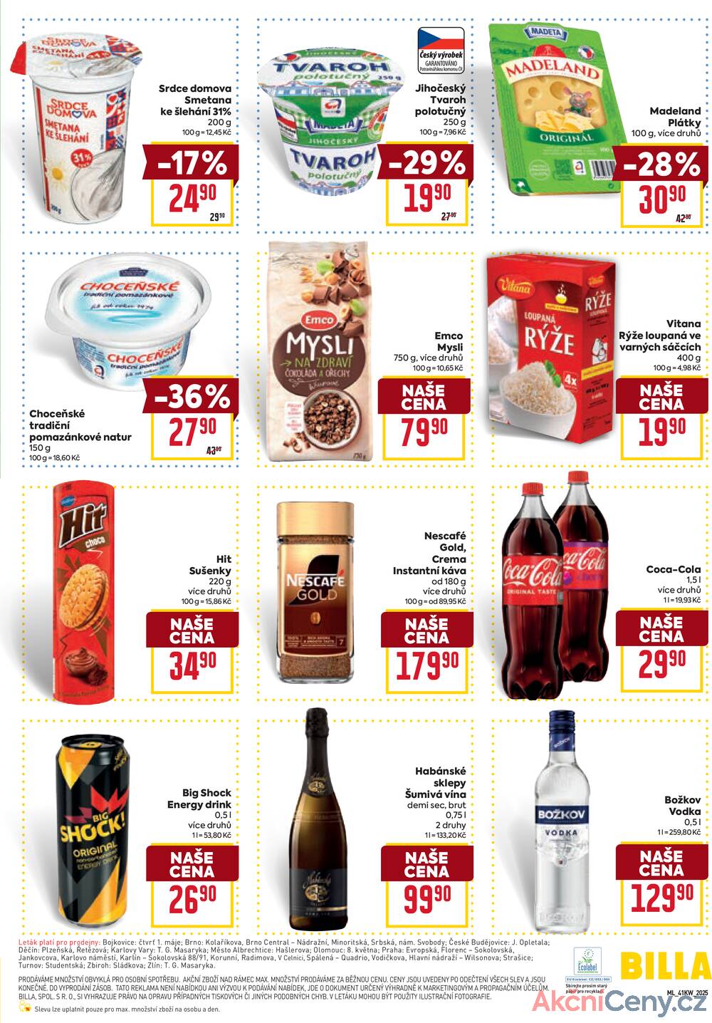 Leták Billa - Billa malý leták od 8.10. do 14.10.2025 - strana 3