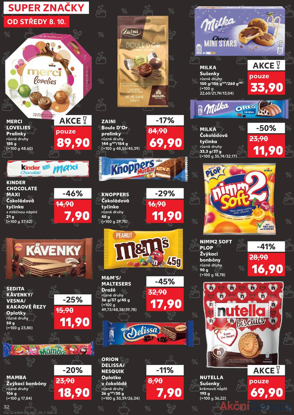 Leták Kaufland - Kaufland 8.10. - 14.10. - Kaufland - Brno - Slatina - strana 32