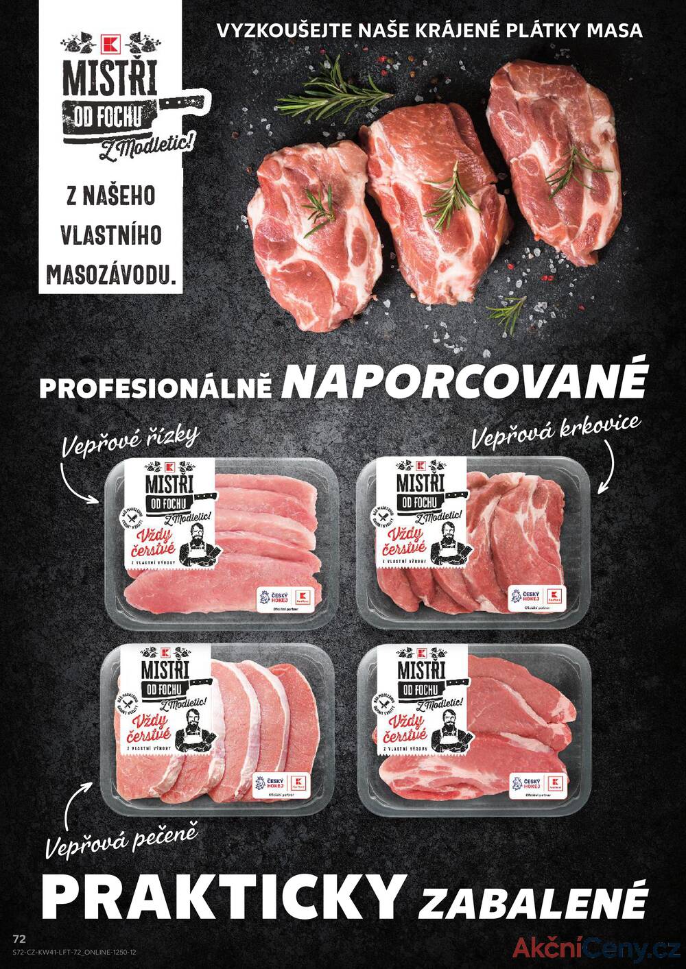 Leták Kaufland - Kaufland 8.10. - 14.10. - Kaufland - Ostrava - Poruba - strana 72