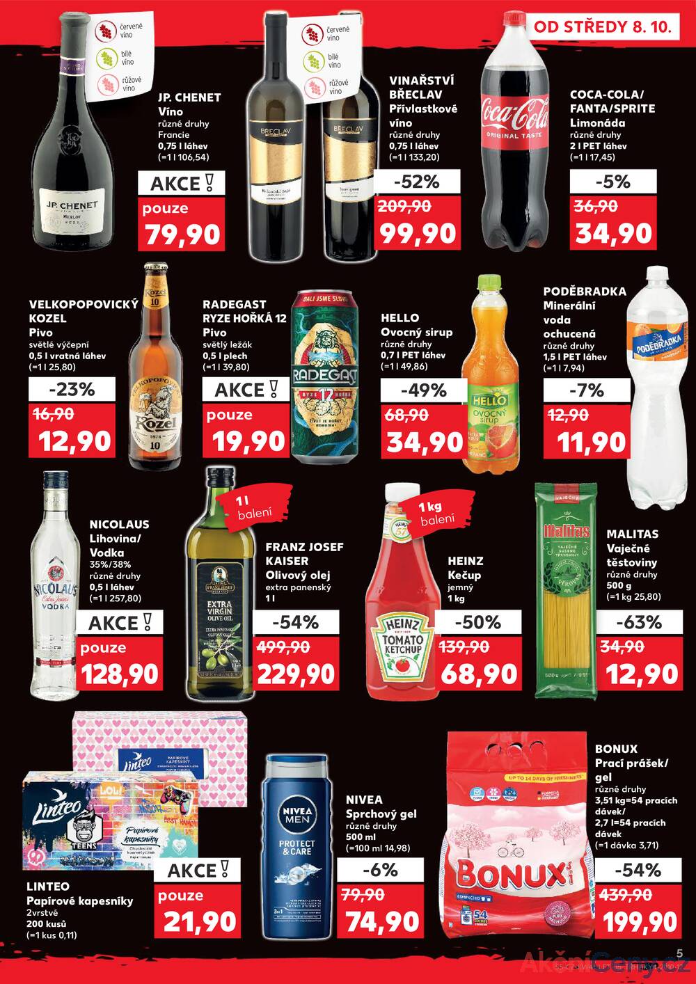 Leták Kaufland - Kaufland 8.10. - 14.10. - Kaufland - Jičín - strana 5
