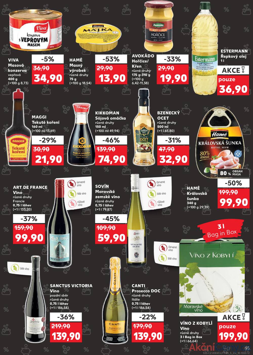 Leták Kaufland - Kaufland 8.10. - 14.10. - Kaufland - Znojmo (Dukelských bojovníků) - strana 35