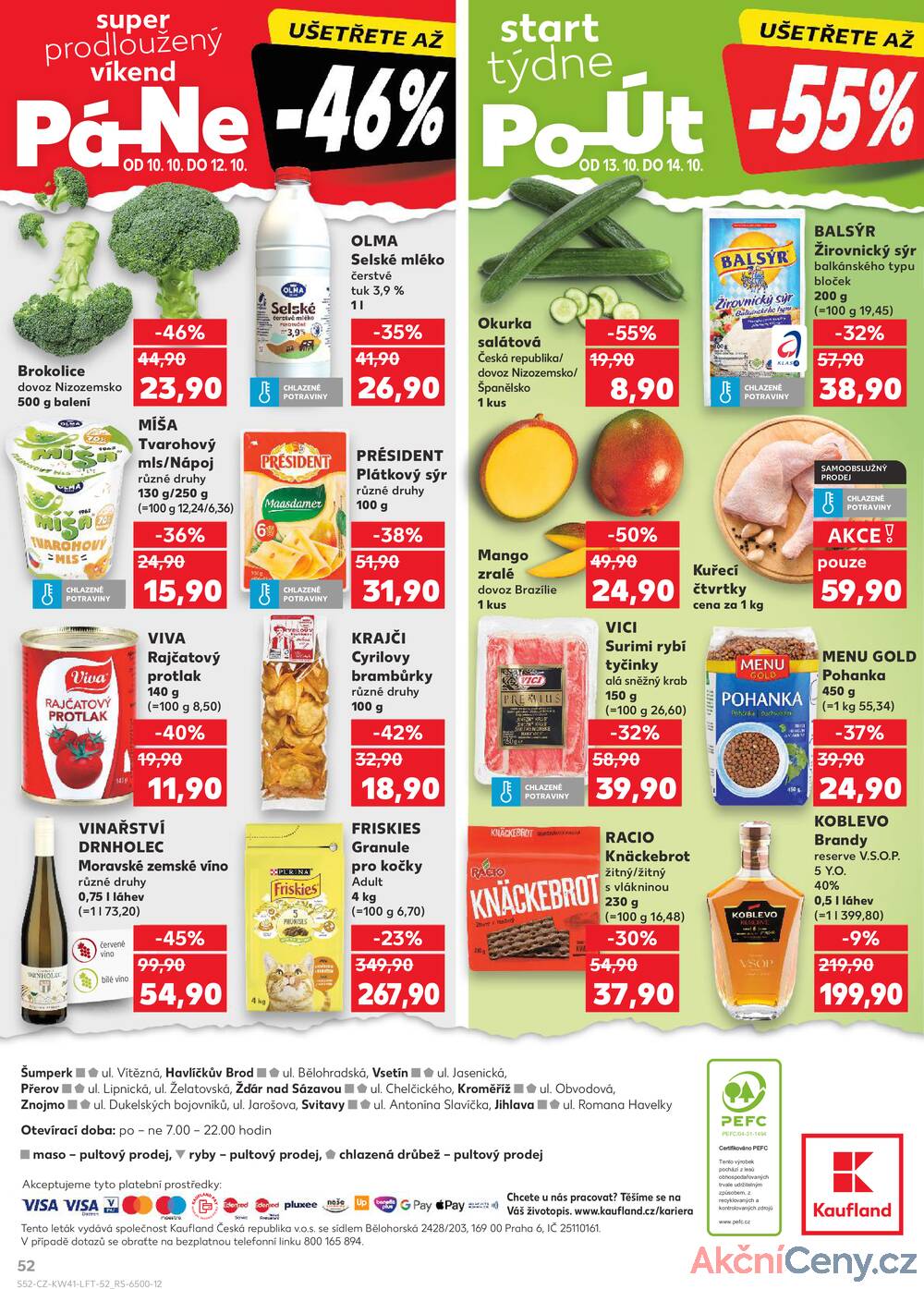 Leták Kaufland - Kaufland 8.10. - 14.10. - Kaufland - Vsetín - strana 52