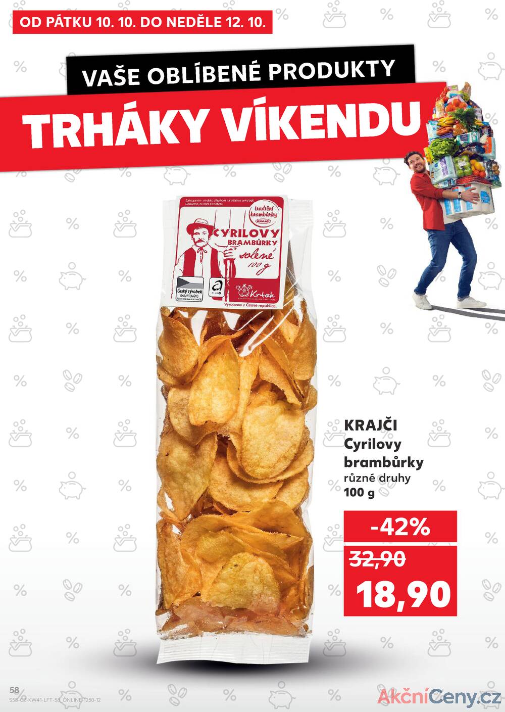 Leták Kaufland - Kaufland 8.10. - 14.10. - Kaufland - Vsetín - strana 58