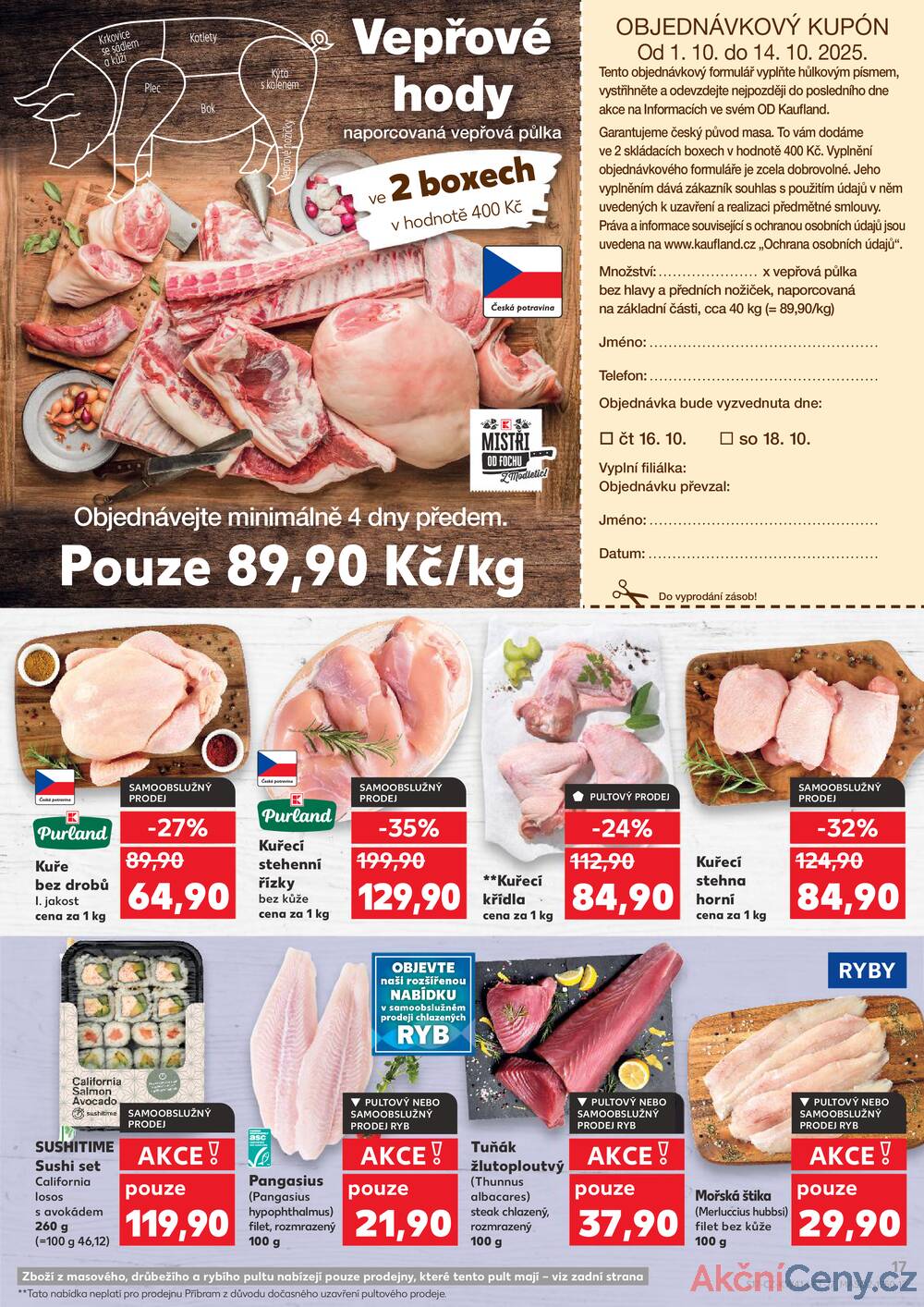Leták Kaufland - Kaufland 8.10. - 14.10. - Kaufland - Blansko - strana 17