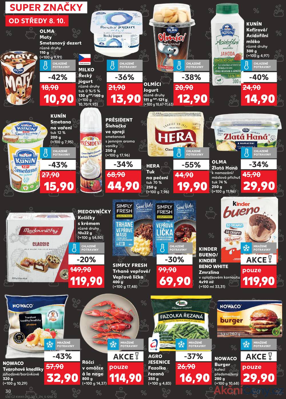 Leták Kaufland - Kaufland 8.10. - 14.10. - Kaufland - Kopřivnice - strana 30