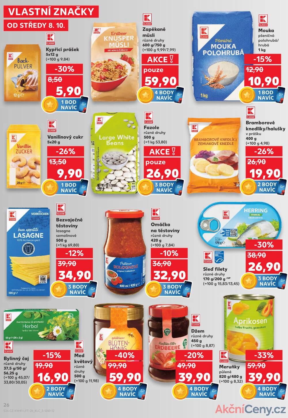 Leták Kaufland - Kaufland 8.10. - 14.10. - Kaufland - Zlín - Vršava - strana 26