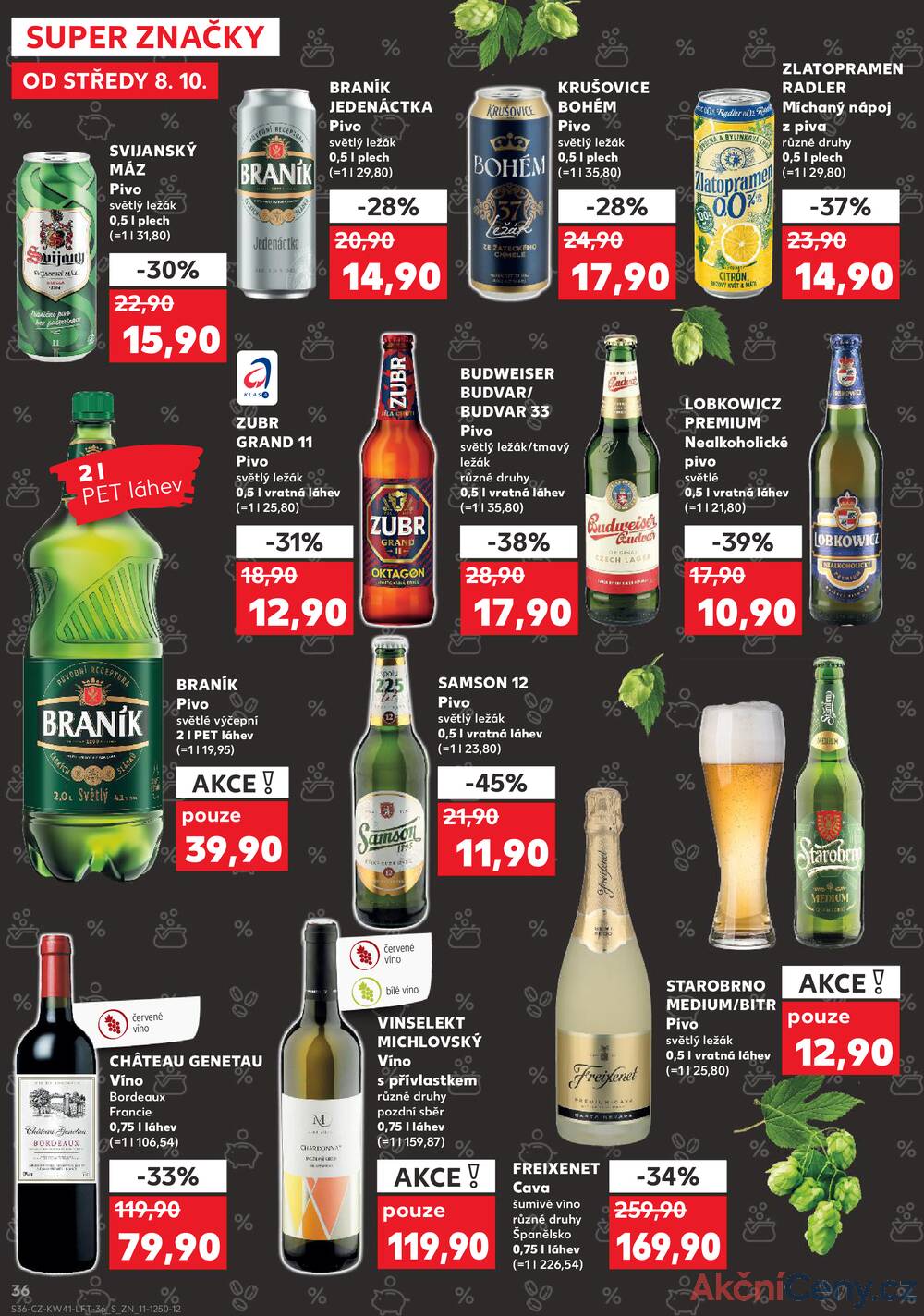 Leták Kaufland - Kaufland 8.10. - 14.10. - Kaufland - Šternberk - strana 36