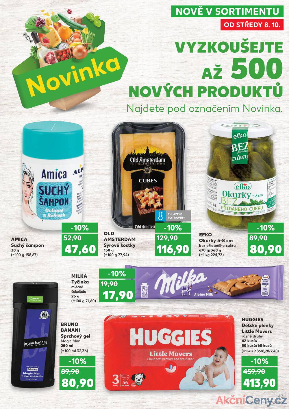 Leták Kaufland - Kaufland 8.10. - 14.10. - Kaufland - Šternberk - strana 43