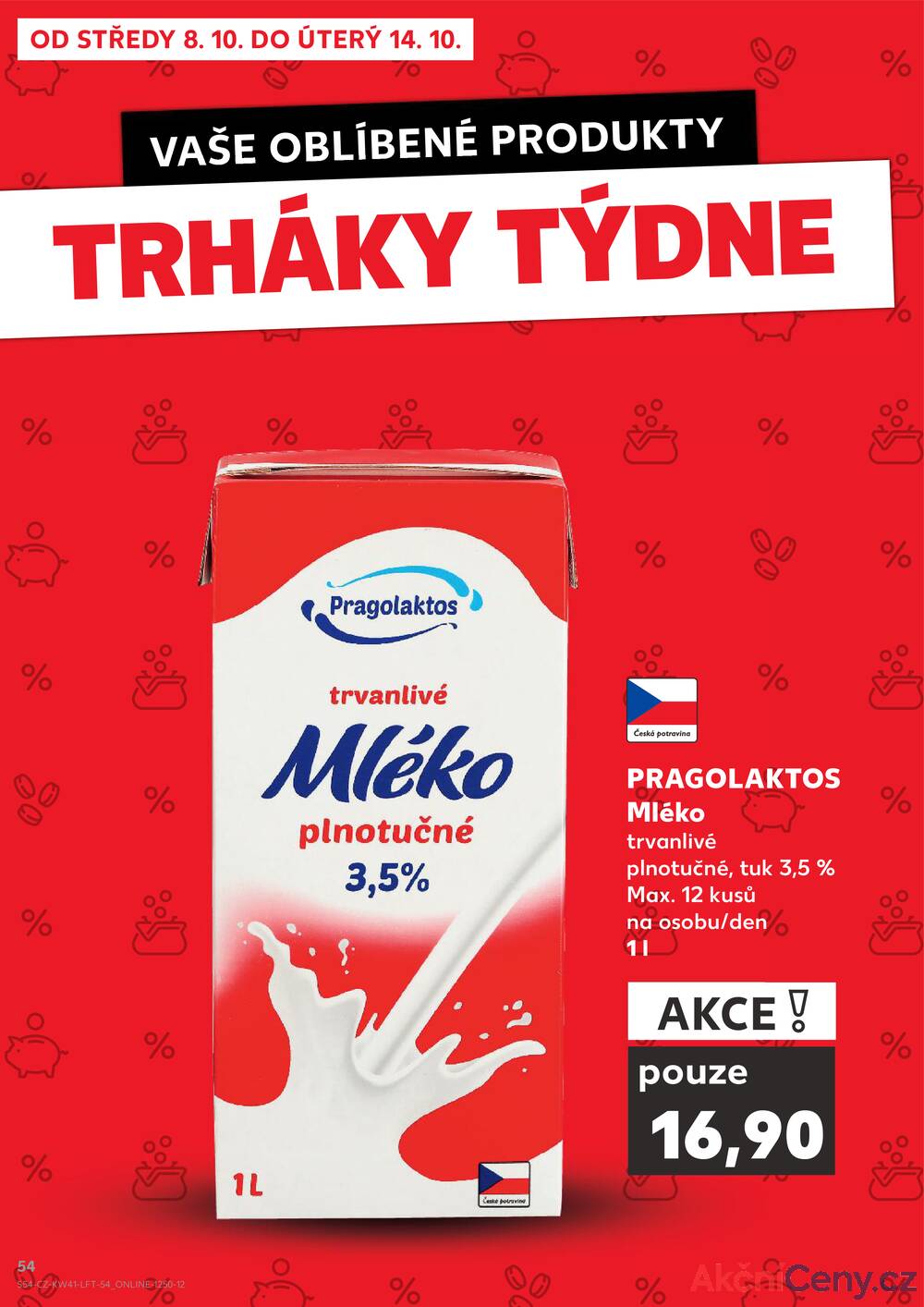Leták Kaufland - Kaufland 8.10. - 14.10. - Kaufland - Šternberk - strana 54