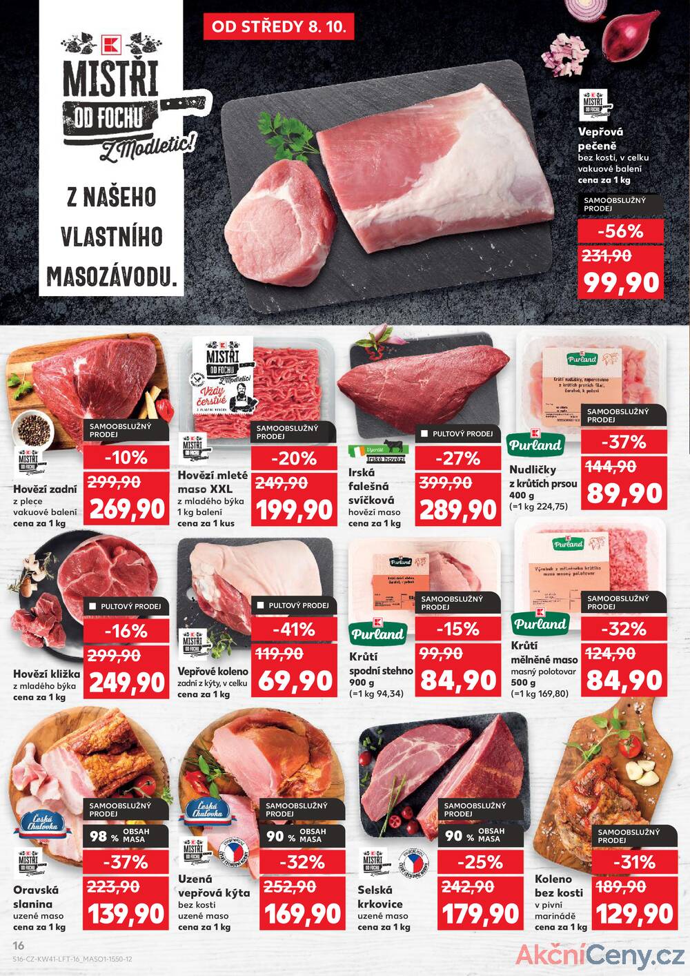 Leták Kaufland - Kaufland 8.10. - 14.10. - Kaufland - Mohelnice - strana 16