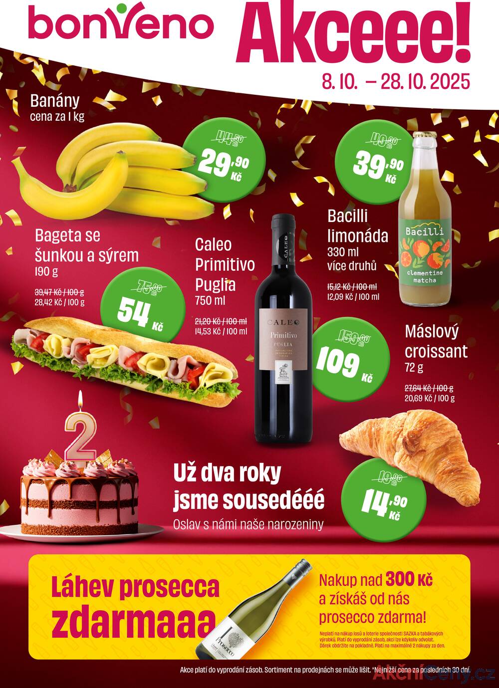 Leták BonVeno  - BonVeno  od 8.10. do 28.10.2025 - strana 1