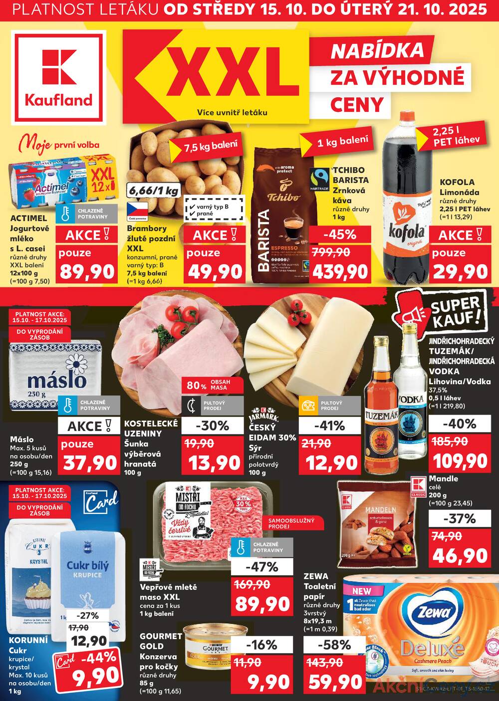 Leták Kaufland - Kaufland 15.10. - 21.10. - Kaufland - Strakonice - strana 1