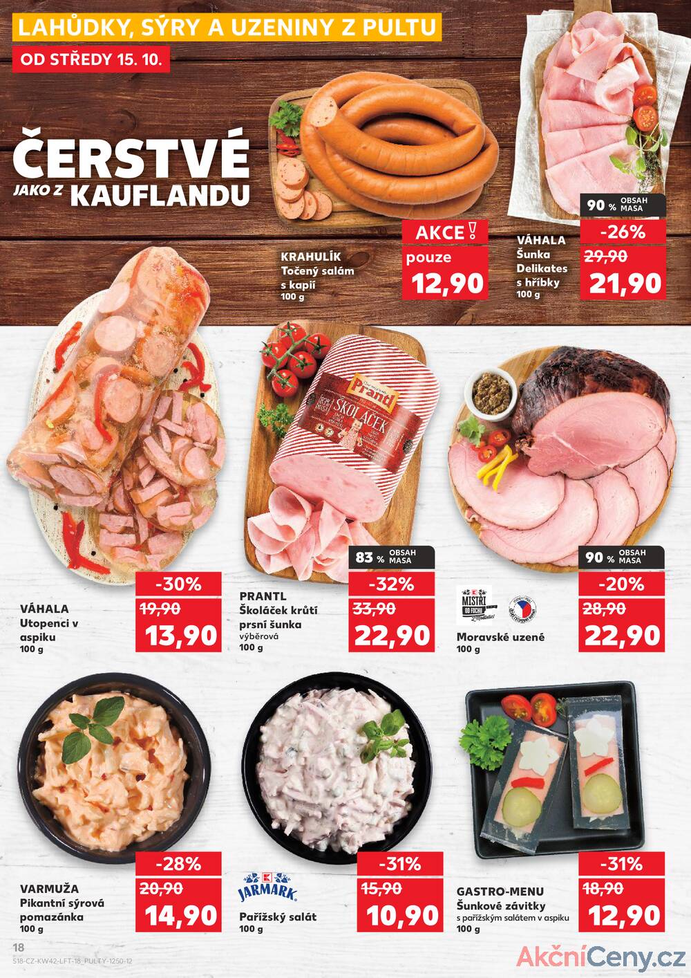 Leták Kaufland - Kaufland 15.10. - 21.10. - Kaufland - Teplice (Čs. Dobrovolců) - strana 18