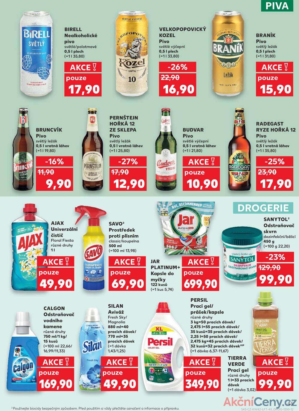 Leták Kaufland - Kaufland 15.10. - 21.10. - Kaufland - Trutnov - strana 45
