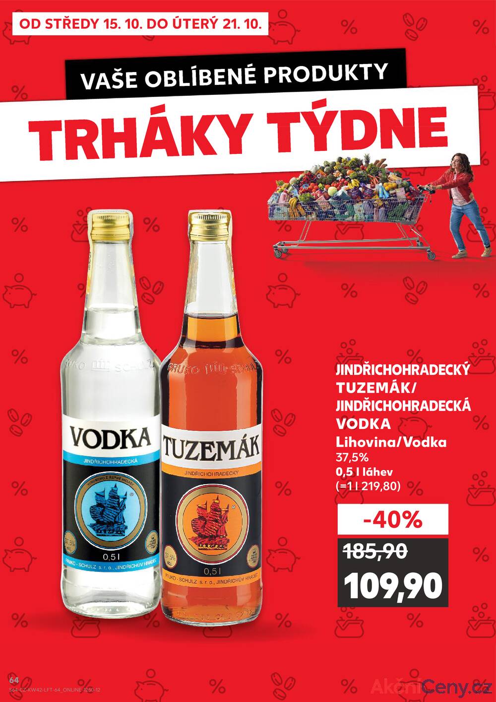 Leták Kaufland - Kaufland 15.10. - 21.10. - Kaufland - Příbram - strana 64