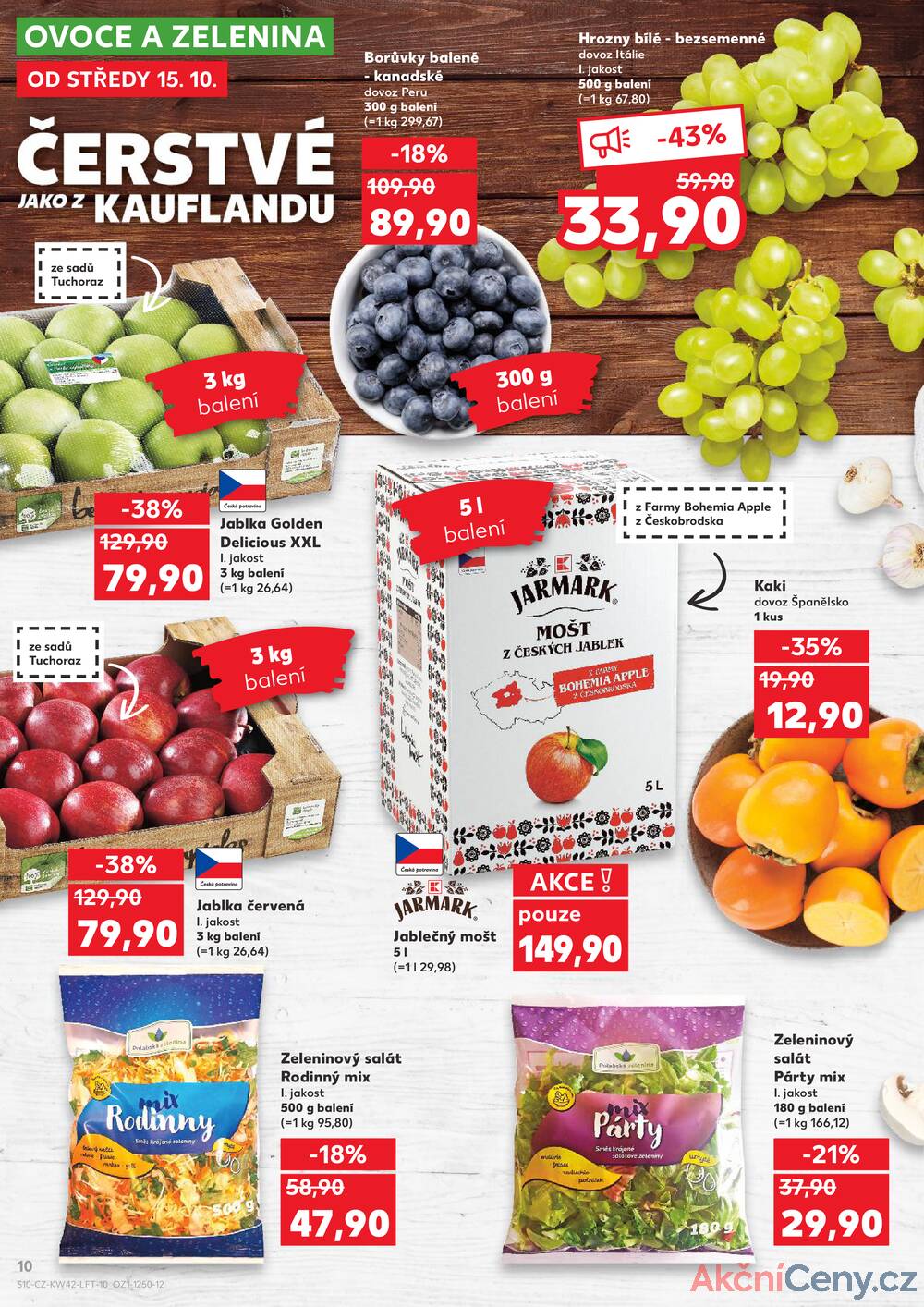Leták Kaufland - Kaufland 15.10. - 21.10. - Kaufland - Třinec - Lyžbice - strana 10