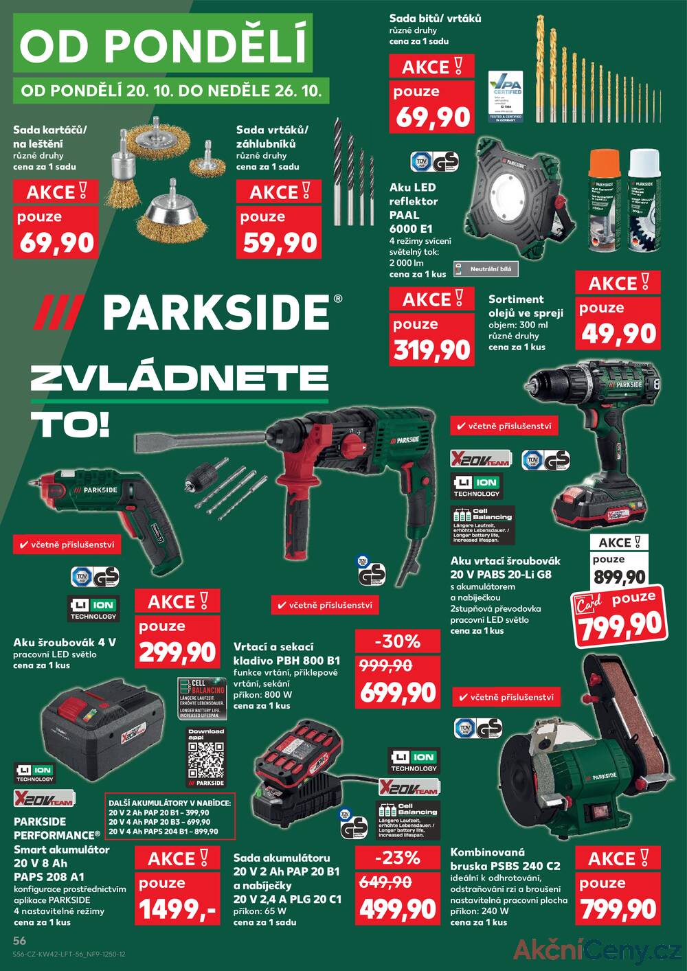 Leták Kaufland - Kaufland 15.10. - 21.10. - Kaufland - Třinec - Lyžbice - strana 56