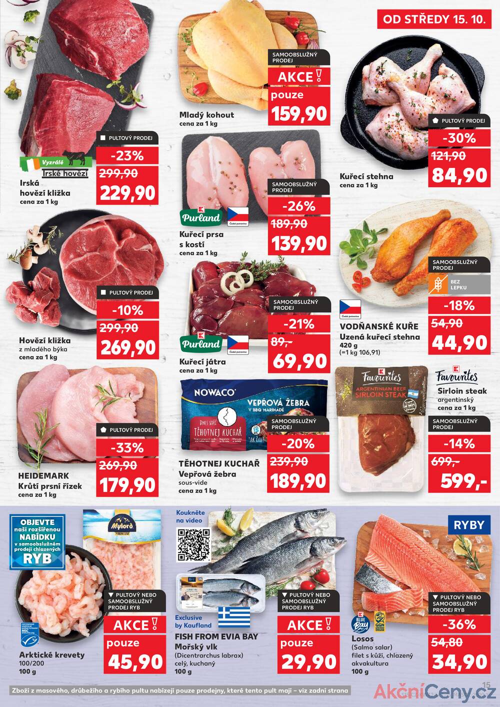 Leták Kaufland - Kaufland 15.10. - 21.10. - Kaufland - Hodonín (Konečná) - strana 15