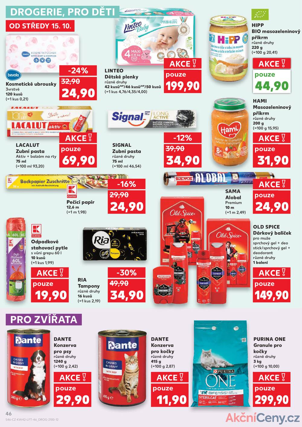 Leták Kaufland - Kaufland 15.10. - 21.10. - Kaufland - Liberec (Dr. M. Horákové) - strana 46