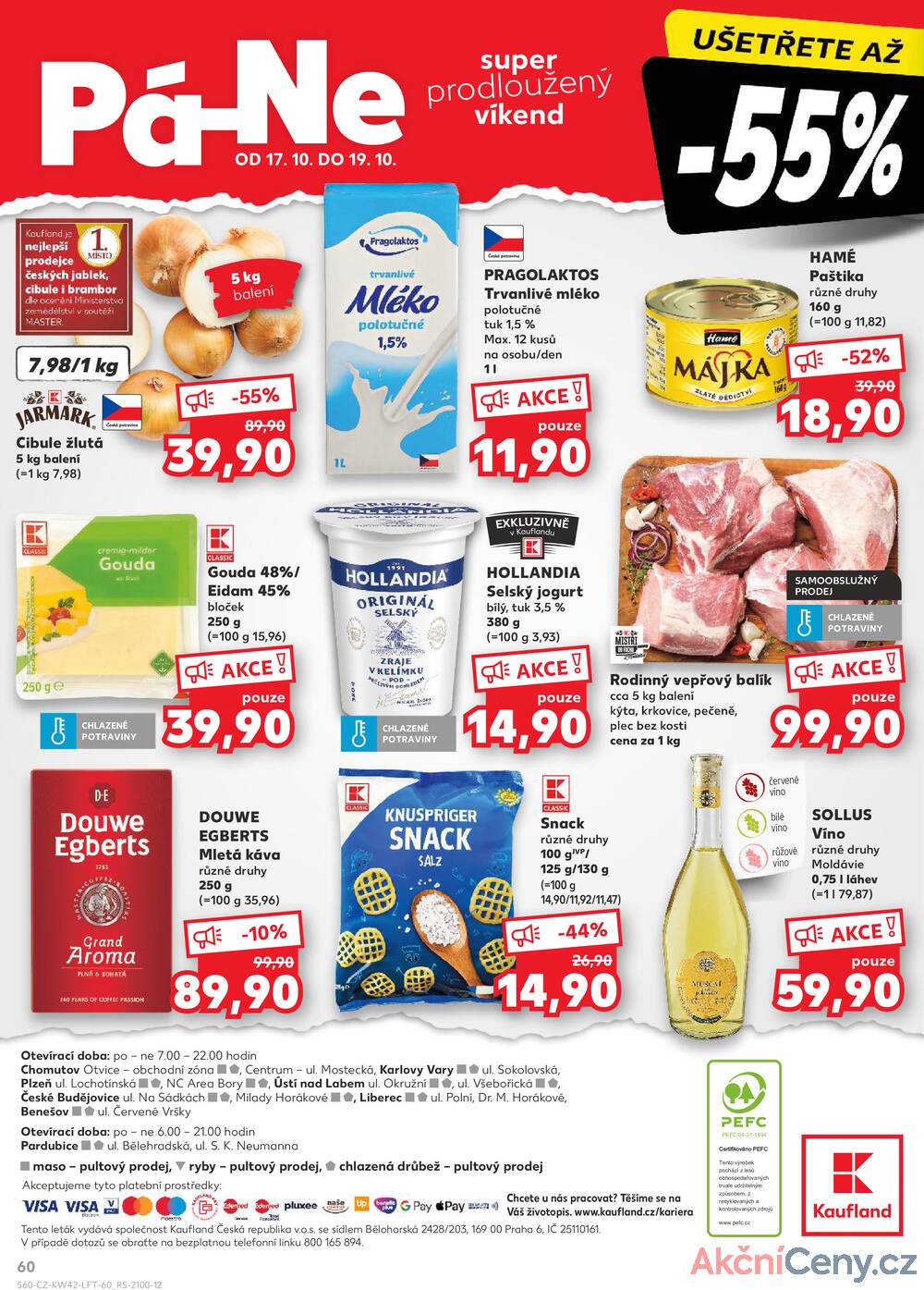 Leták Kaufland - Kaufland 15.10. - 21.10. - Kaufland - Liberec (Dr. M. Horákové) - strana 60