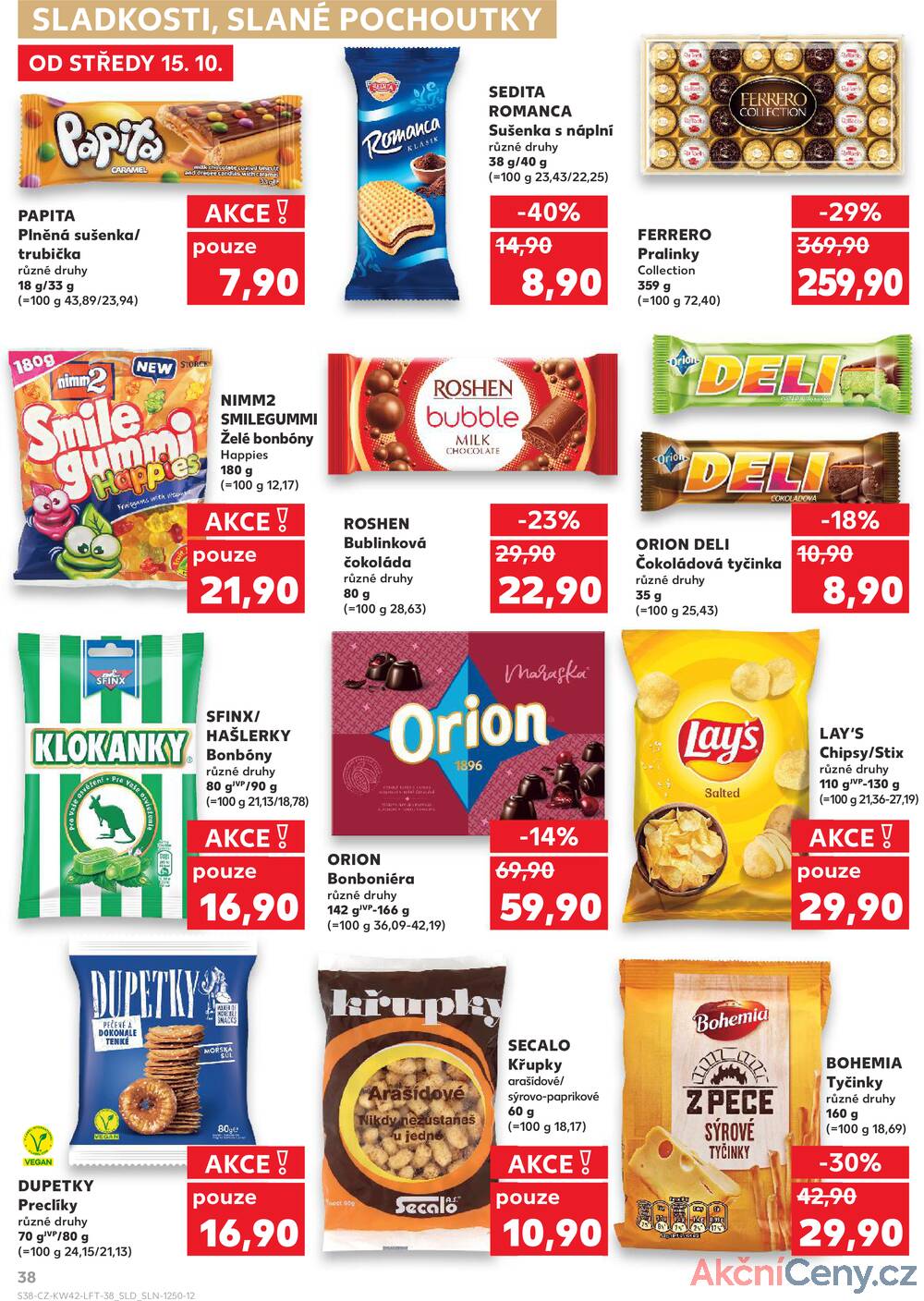 Leták Kaufland - Kaufland 15.10. - 21.10. - Kaufland - Praha 12 (Modřany) - strana 38