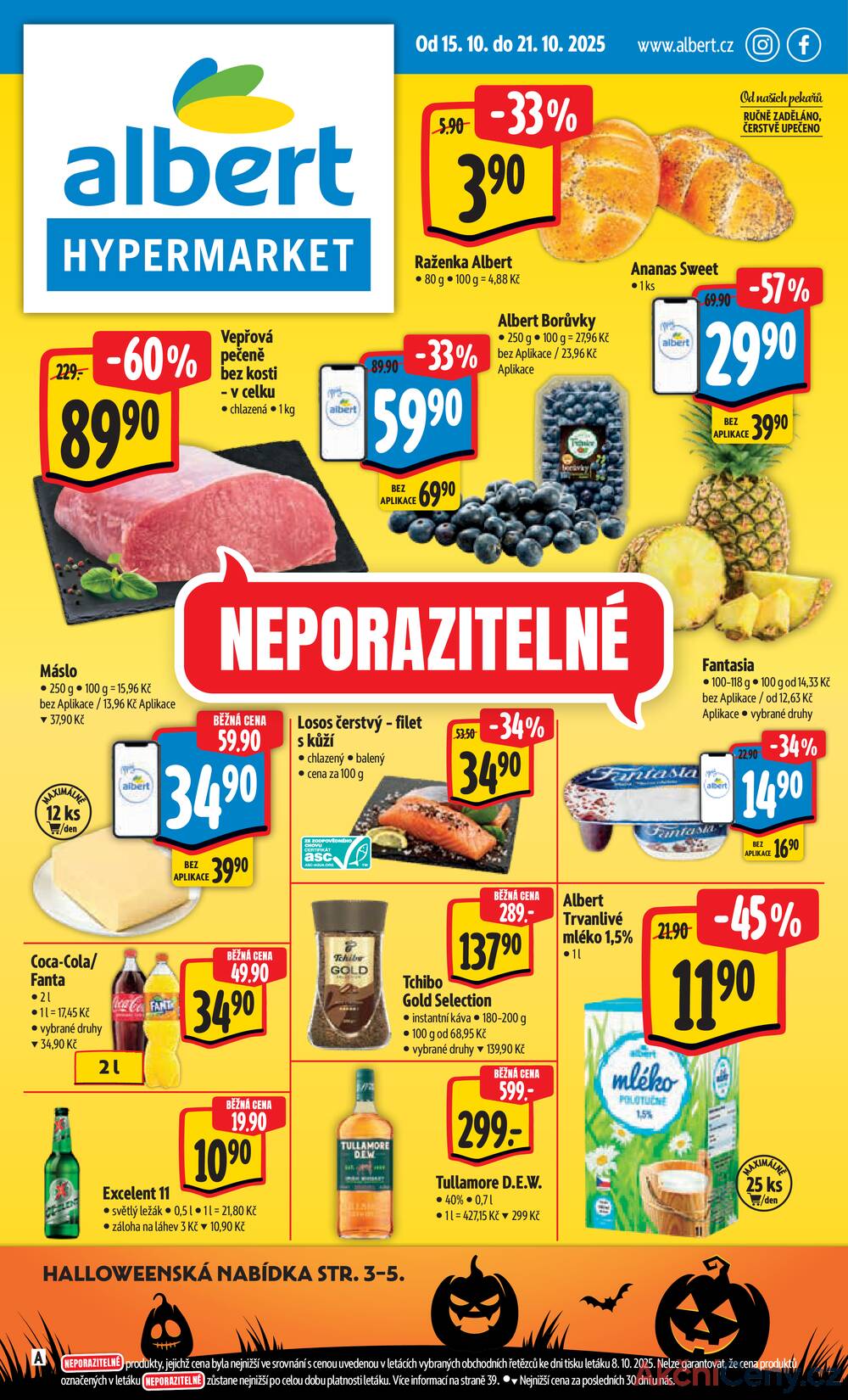Leták Albert - Albert Hypermarket Jihomoravský od 15.10. do 21.10.2025 - strana 1