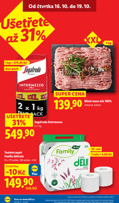 Lidl Čtvrtek od 16.10. do 19.10.2025