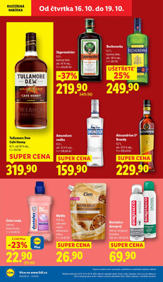 Lidl Čtvrtek od 16.10. do 19.10.2025
