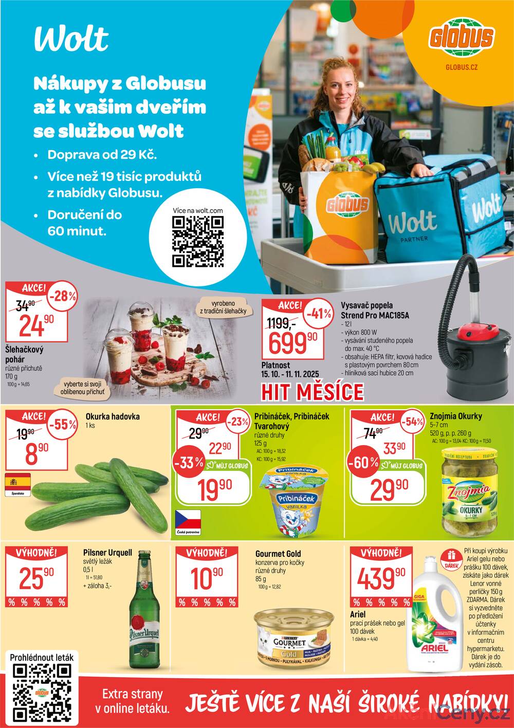 Leták Globus - Akční leták Globus 15.10. - 21.10.2025 - Globus Praha - Centrum Černý Most - strana 2