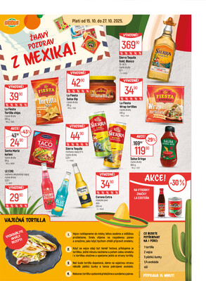 Akční leták Globus 15.10. - 21.10.2025 - Globus Pardubice