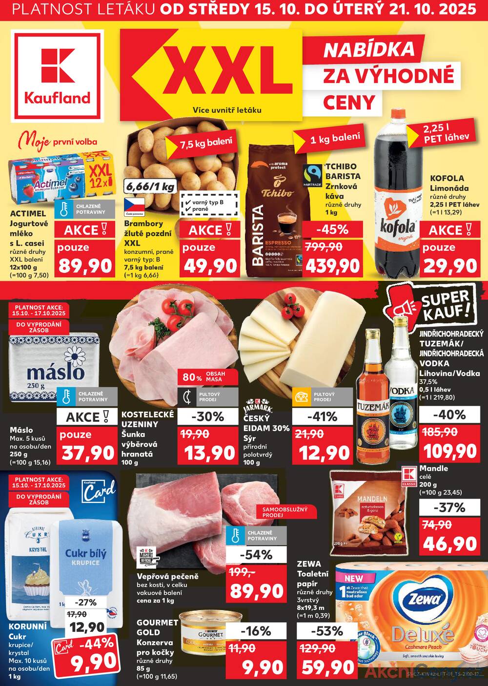 Leták Kaufland - Kaufland 15.10. - 21.10. - Kaufland - Ostrava - Zábřeh - strana 1