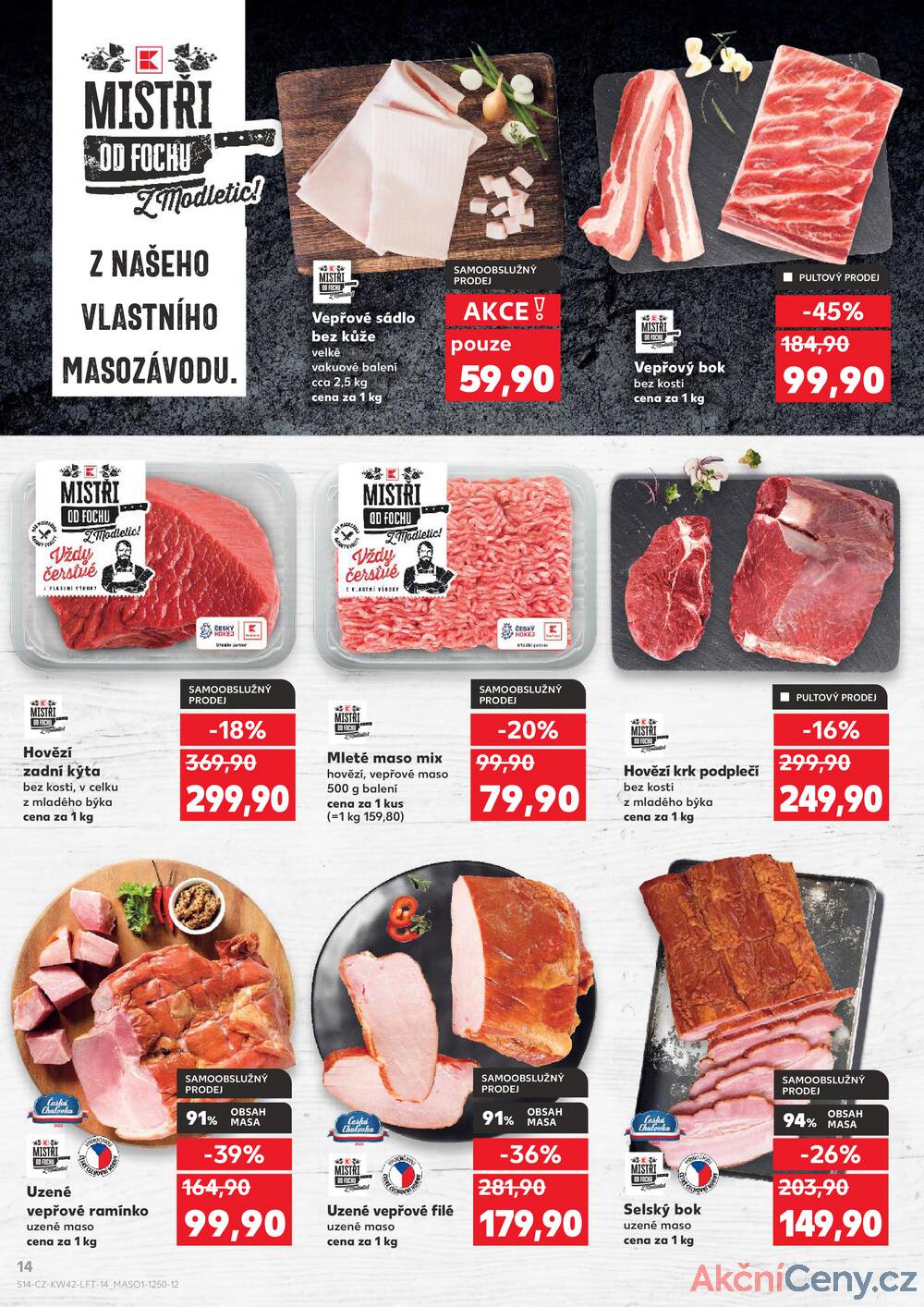 Leták Kaufland - Kaufland 15.10. - 21.10. - Kaufland - Šternberk - strana 14