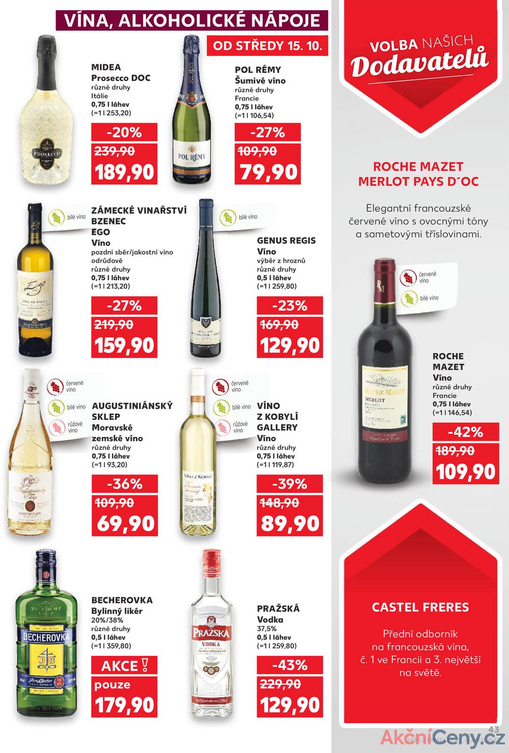 Leták Kaufland - Kaufland 15.10. - 21.10. - Kaufland - Šternberk - strana 43