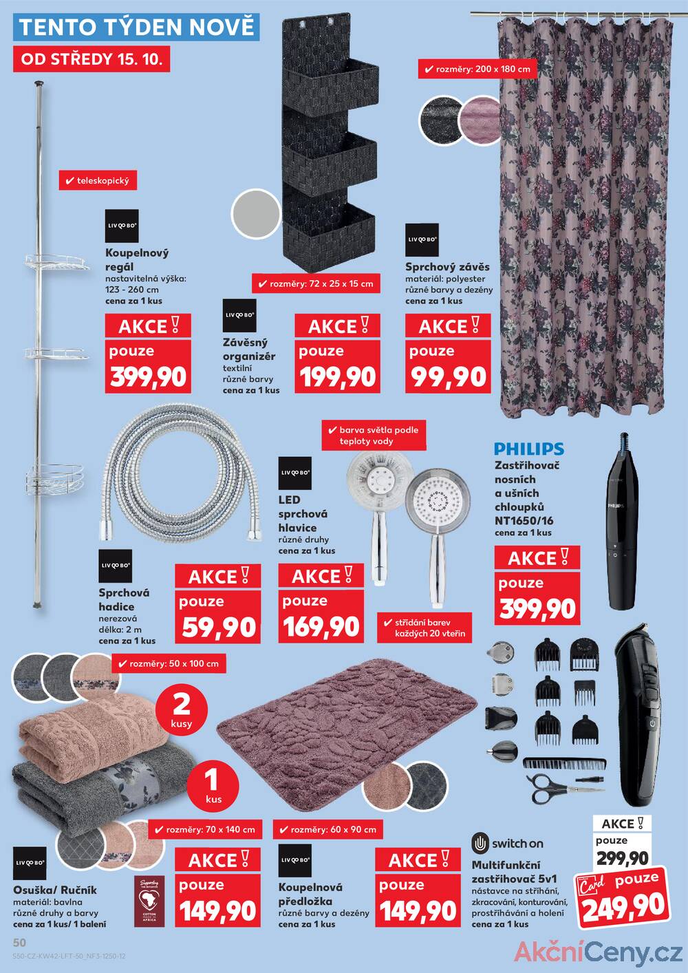 Leták Kaufland - Kaufland 15.10. - 21.10. - Kaufland - Šternberk - strana 50