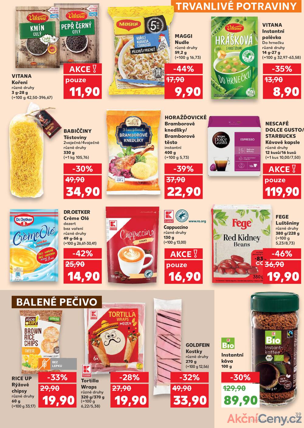 Leták Kaufland - Kaufland 15.10. - 21.10. - Kaufland - Olomouc - Štursova - strana 39