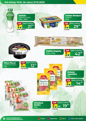 Tamda Foods od 15.10. do 21.10.2025